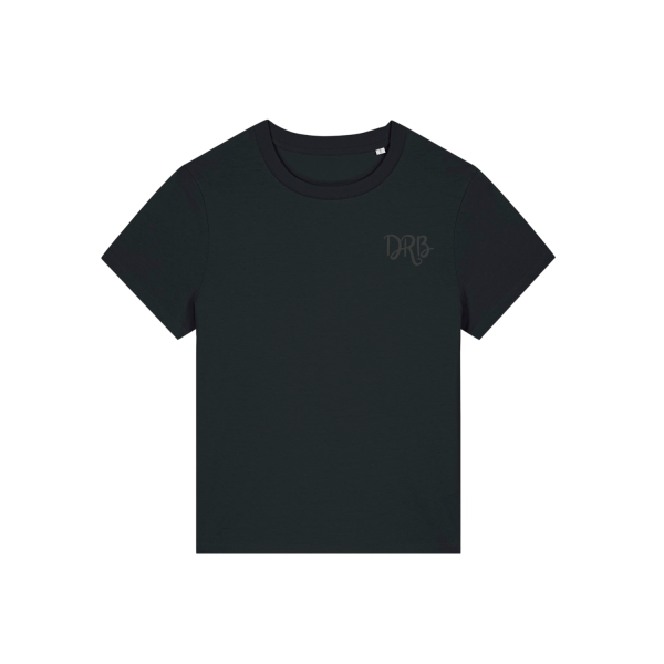 DRB Logo black on black | Bio T-Shirt Women