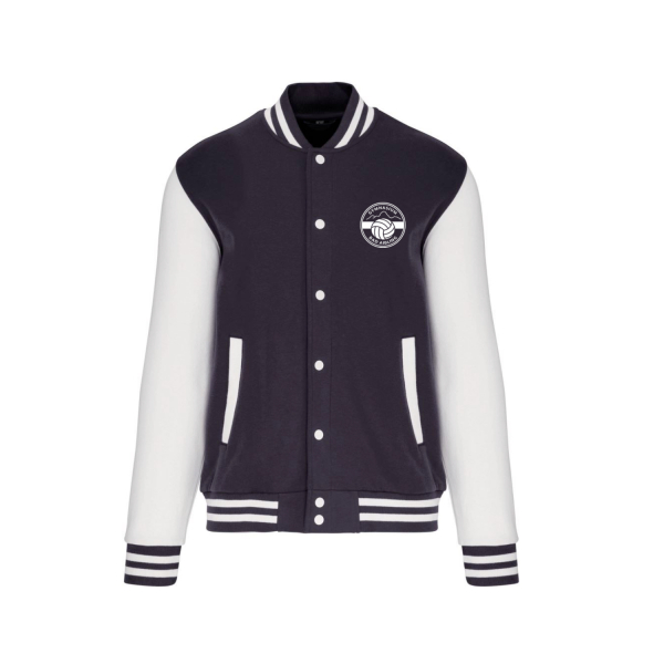 Gymnasium Bad Aibling College Jacke – Sonderkollektion Bewegte Schule – navy-white front