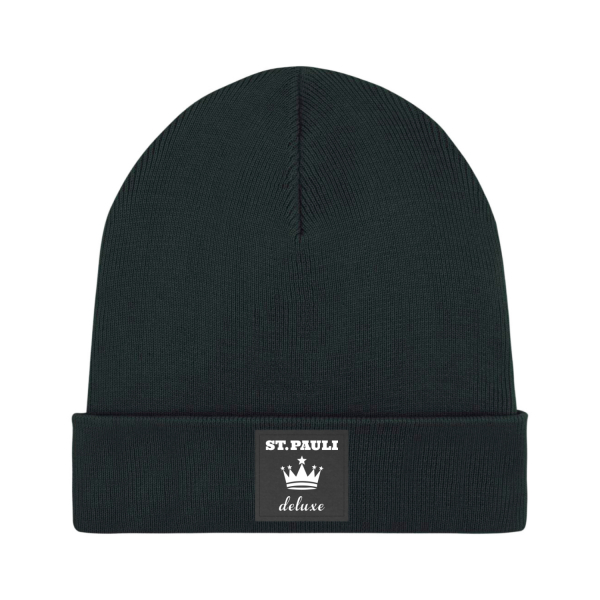 St Pauli Deluxe | Bio Rib Beanie mit deluxe Logo