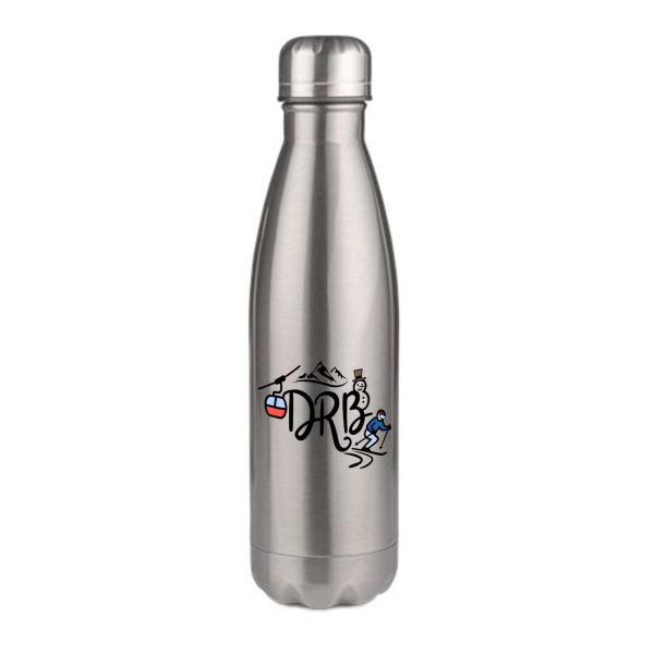 DRB Winter-Logo | Thermosflasche mit Edelstahl Verschluß