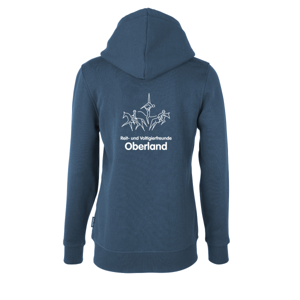 RVF Oberland Rückenlogo | Damen Hoodie mit Reißverschluss