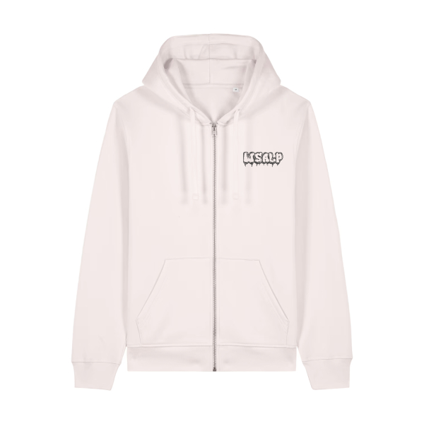 WS ALP Graffiti Logo | Bio Zipper-Hoodie unisex