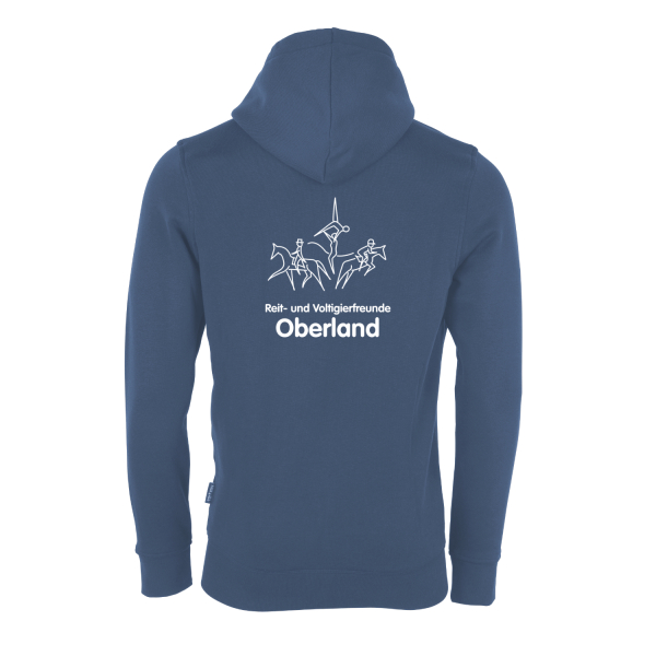 RVF Oberland Rückenlogo | Hoodie mit Reißverschluss Herren unisex