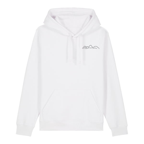 Gymnasium Bad Aibling Bergkette 50 Jahre Logo | Bio Hoodie unisex