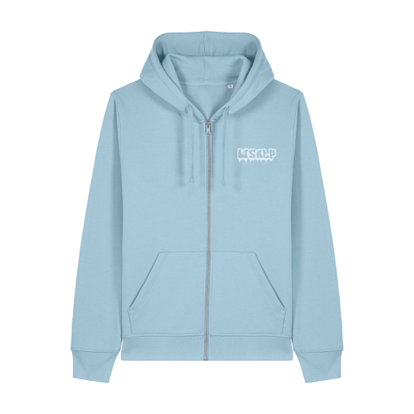 WS ALP Graffiti Logo | Bio Zipper-Hoodie unisex