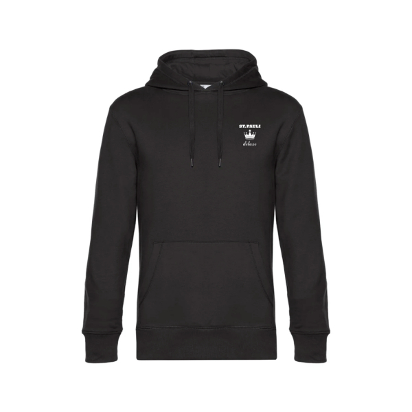 St. Pauli deluxe | Hoodie Men mit kleinem Brustlogo