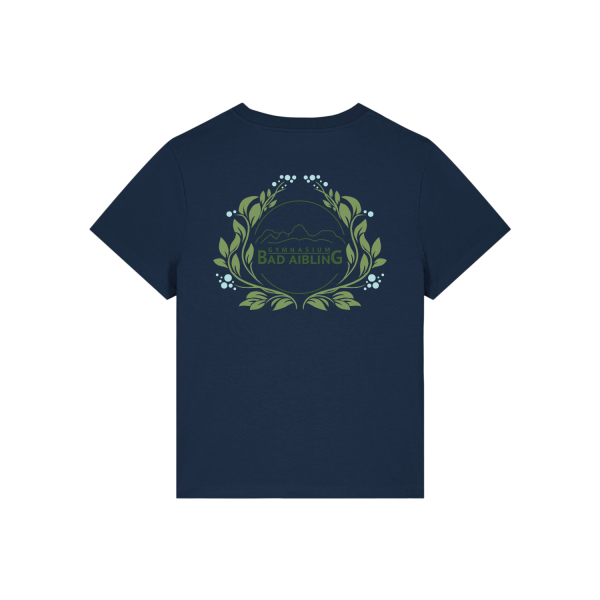 GBA blaue Blume Logo | Bio T-Shirt Women