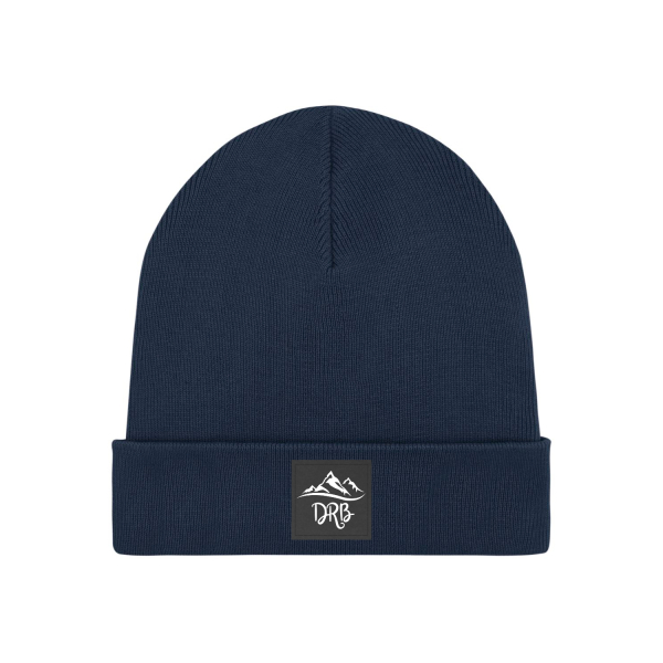DRB Berge Logo | Bio Rib Beanie unisex