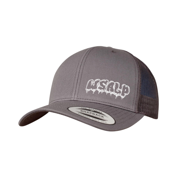 WS ALP Graffiti Logo | Retro Trucker Cap mit Snapback Verschluss