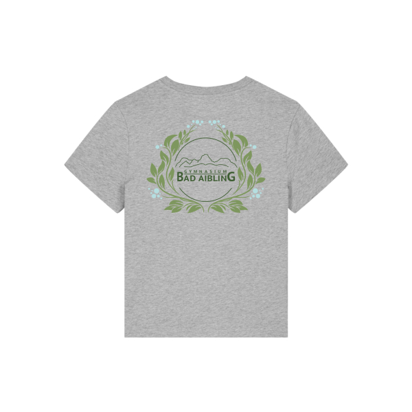 GBA blaue Blume Logo | Bio T-Shirt Women