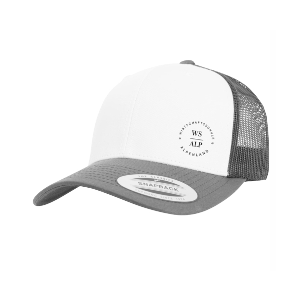 WS ALP Classic Logo | Retro Trucker 2 Tone Cap mit Snapback Verschluss