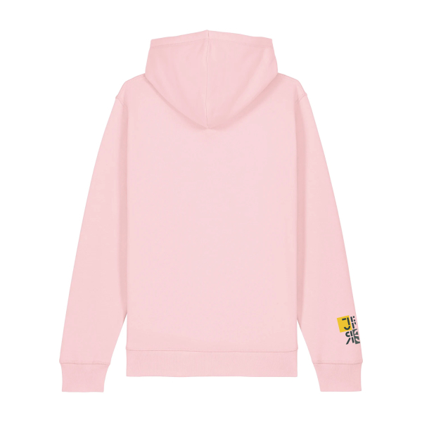 JR RS original Schullogo Ärmelprint | Bio Hoodie unisex