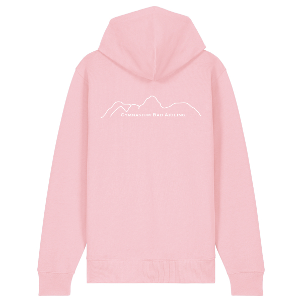 GBA - Bergkette Logo | Bio Zipper-Hoodie unisex