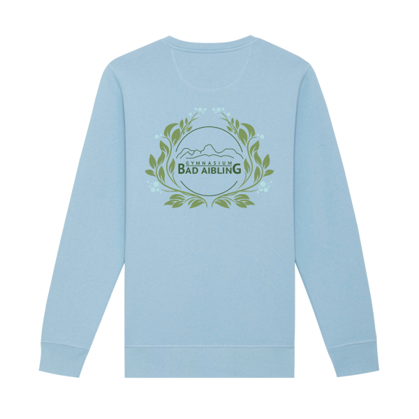 GBA blaue Blume Logo | Bio Pulli unisex