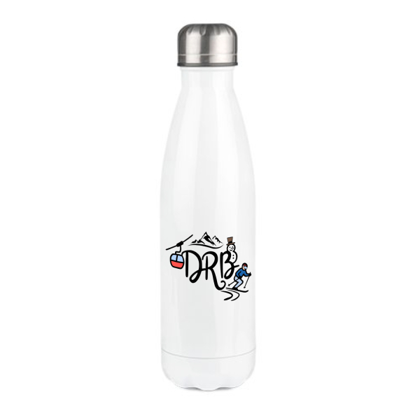 DRB Winter-Logo | Thermosflasche mit Edelstahl Verschluß