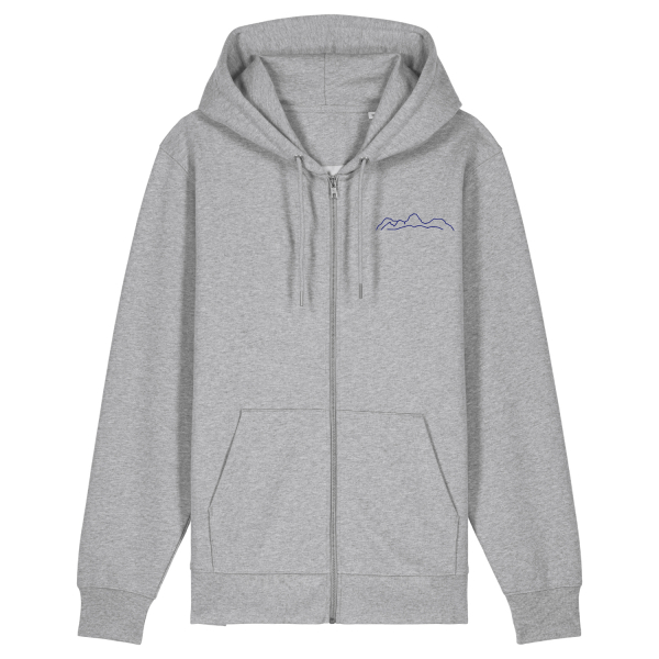 GBA - Kreis Logo | Bio Zipper-Hoodie unisex