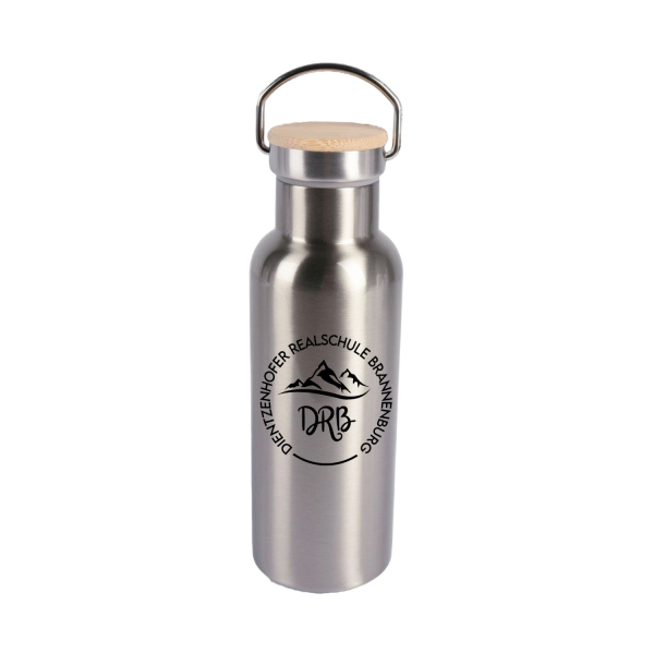 DRB DRB Berge-Logo | Thermosflasche mit Bambus Verschluß