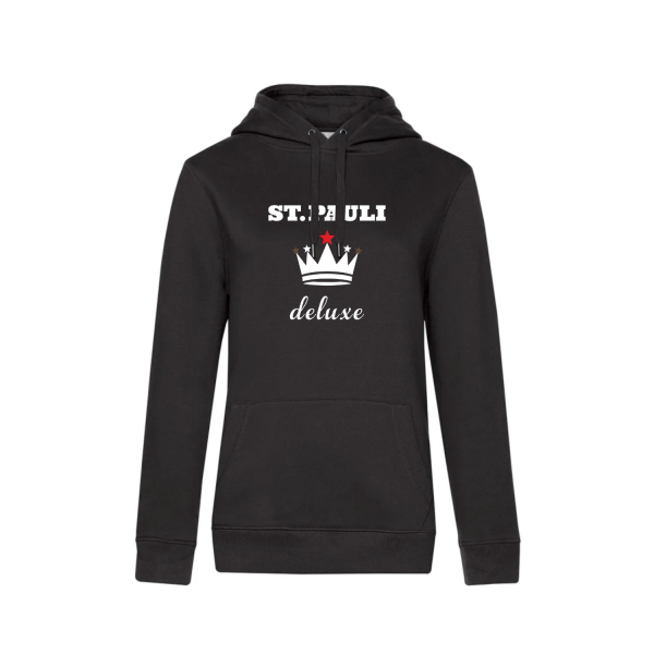 St Pauli deluxe | Hoodie Women mit großem coloured Logo