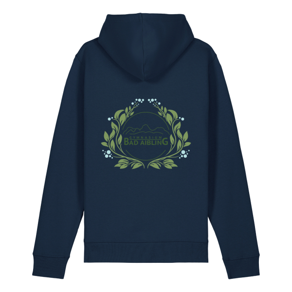 GBA blaue Blume Logo | Bio Hoodie unisex