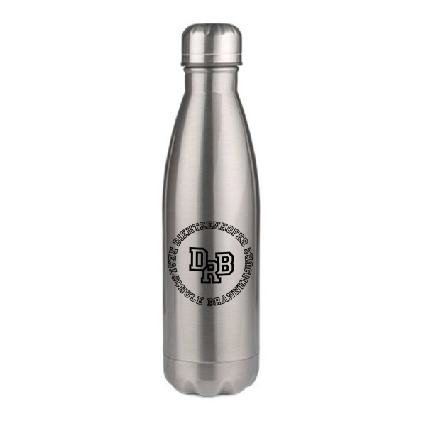 DRB Sport-Logo | Thermosflasche mit Edelstahl Verschluß