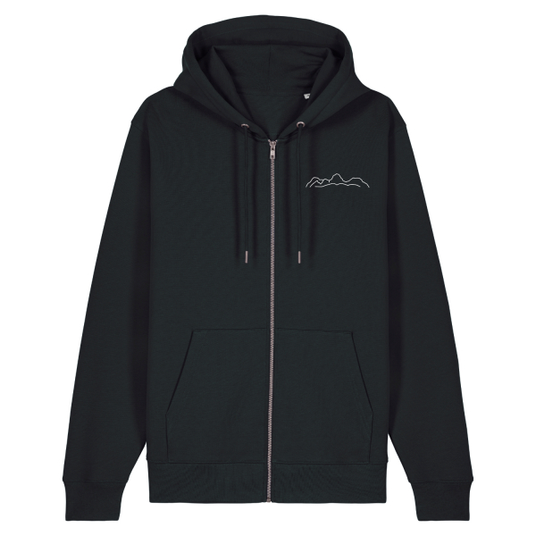 GBA - Kreis Logo | Bio Zipper-Hoodie unisex