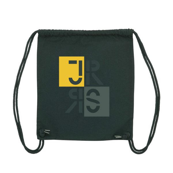 JRRS Gym Bag in black mit Logo der Johann-Rieder Realschule Rosenheim