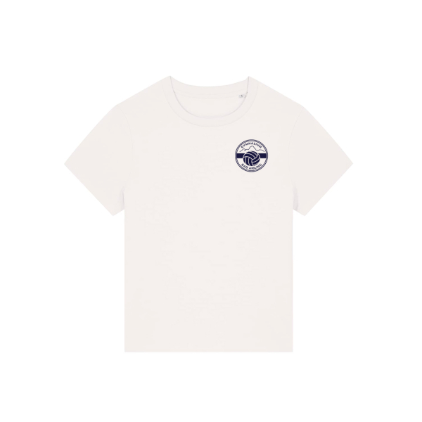 Gymnasium Bad Aibling Damen T-Shirt – Sonderkollektion Bewegte Schule – white frontprint