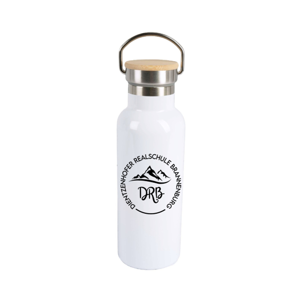 DRB DRB Berge-Logo | Thermosflasche mit Bambus Verschluß