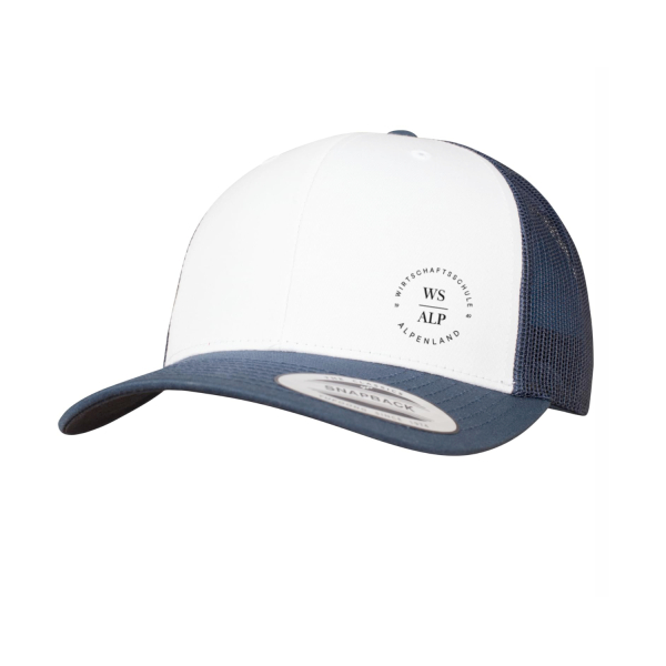WS ALP Classic Logo | Retro Trucker 2 Tone Cap mit Snapback Verschluss