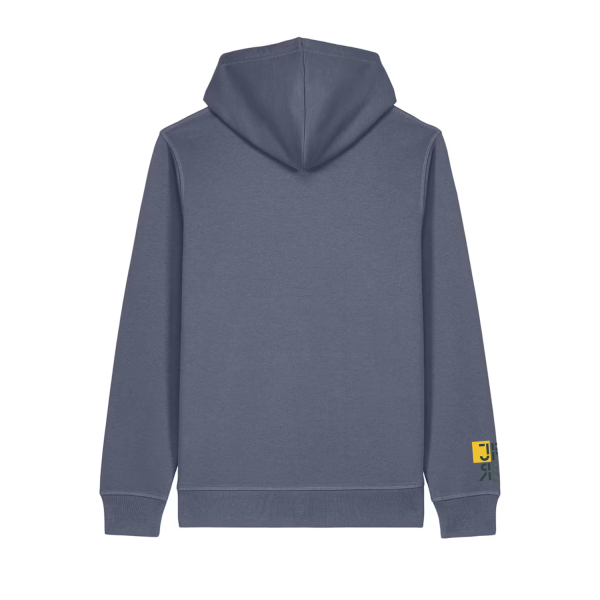 JR RS original Schullogo Ärmelprint | Bio Hoodie unisex