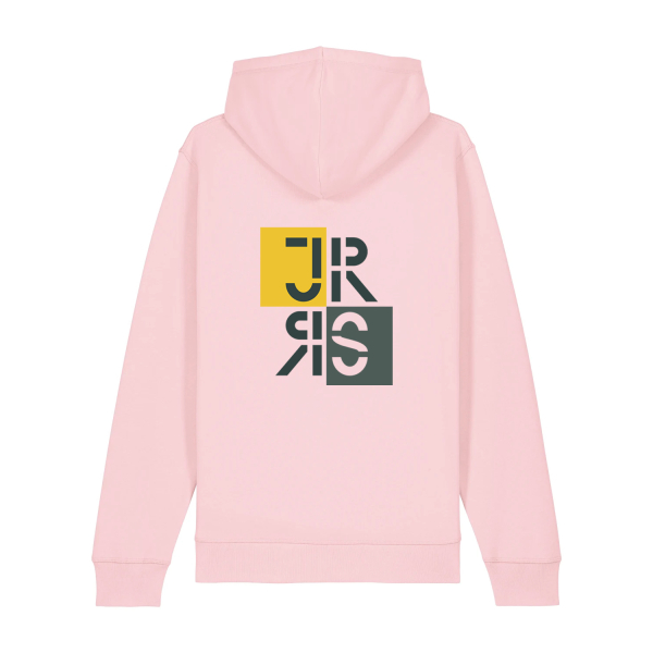 JR RS Schullogo Rückenprint | Bio Hoodie unisex
