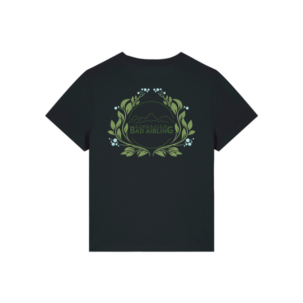 GBA blaue Blume Logo | Bio T-Shirt Women