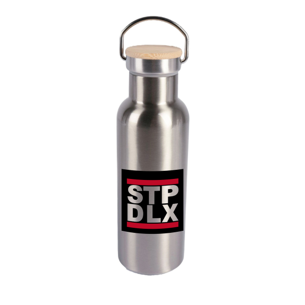 St. Pauli deluxe | Thermosflasche mit Bambus Verschluß und STP DLX Logo