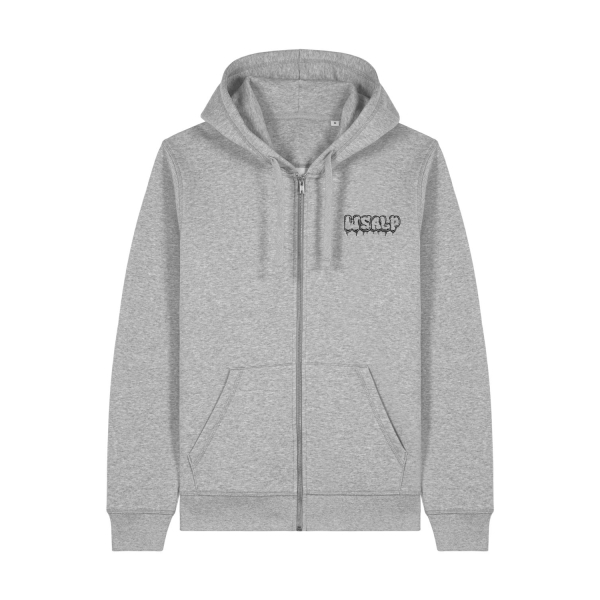 WS ALP Graffiti Logo | Bio Zipper-Hoodie unisex
