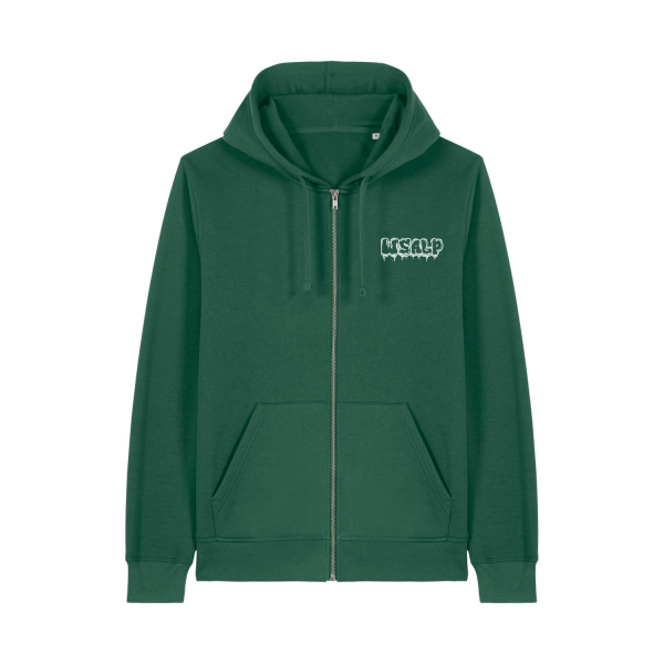 WS ALP Graffiti Logo | Bio Zipper-Hoodie unisex