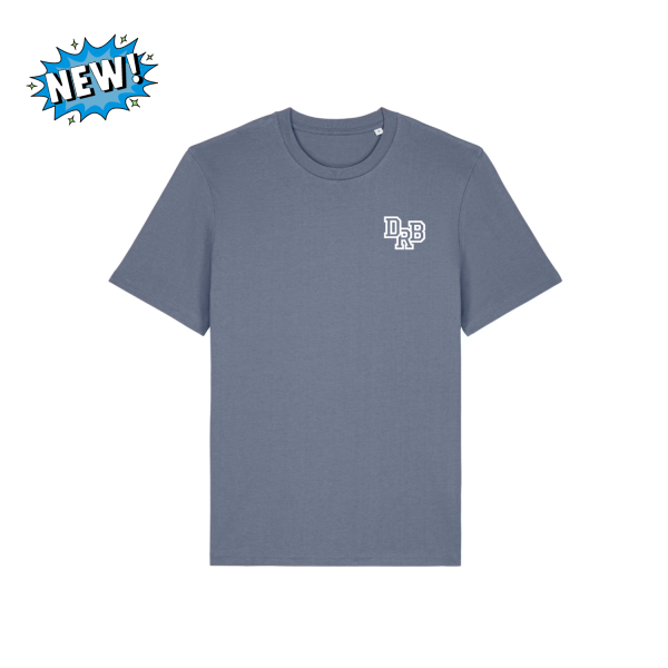 DRB Letter Brustlogo und DRB Sport Logo Rücken | Bio T-Shirt unisex