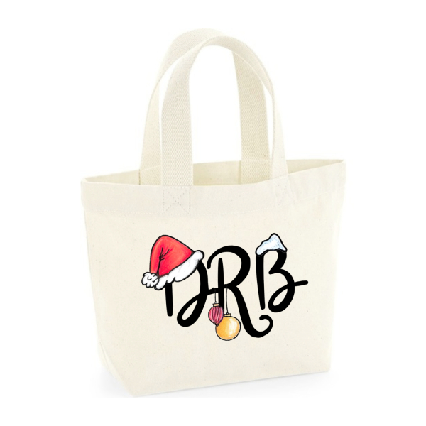 DRB Weihnachts Letter Logo | Bio Mini Tote Bag